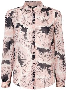Paule Ka блузка из ткани жоржет с цветочным принтом