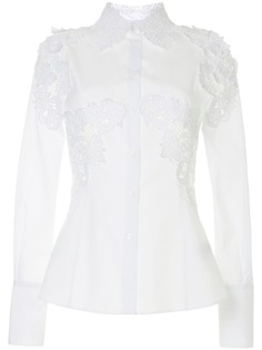 Ermanno Scervino рубашка с кружевными вставками