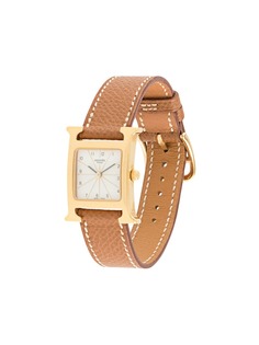 Hermès наручные часы pre-owned с квадратным корпусом Hermes