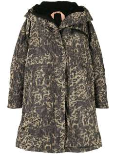 Nº21 пальто оверсайз с леопардовым принтом