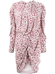 Isabel Marant Étoile драпированное платье с цветочным принтом