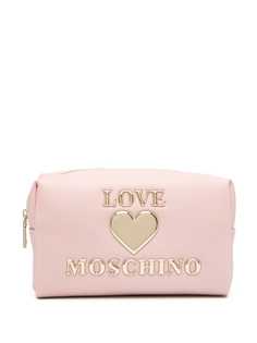 Love Moschino косметичка с логотипом