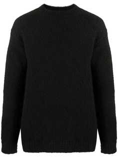 Ann Demeulemeester фактурный джемпер с круглым вырезом