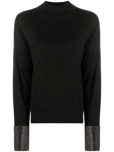 Essentiel Antwerp джемпер с декорированными манжетами