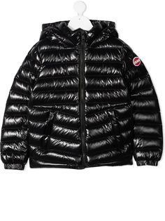 Colmar Kids пуховик с капюшоном и нашивкой-логотипом
