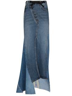 TOM FORD джинсовая юбка макси асимметричного кроя