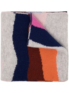 Paul Smith полосатый шарф тонкой вязки