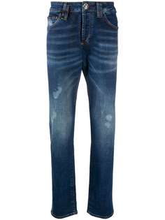 Philipp Plein прямые джинсы средней посадки