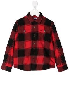 Calvin Klein Kids рубашка в клетку