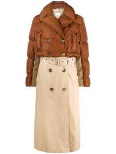 Burberry многослойный двубортный тренч