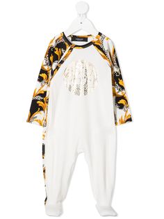 Versace Kids пижама со вставками и принтом