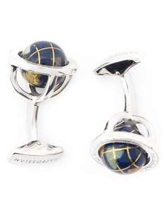 Tateossian запонки Globe cage