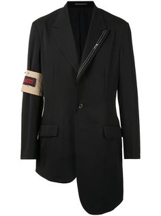 Yohji Yamamoto пиджак асимметричного кроя