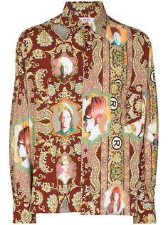 Martine Rose рубашка с длинными рукавами и принтом