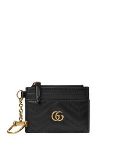 Gucci кошелек GG Marmont на цепочке