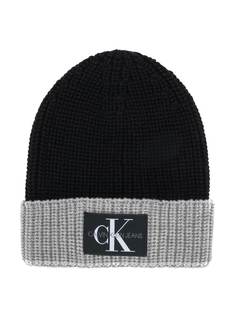 Calvin Klein Kids вязаная шапка с логотипом