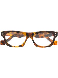 LOEWE очки в квадратной оправе черепаховой расцветки
