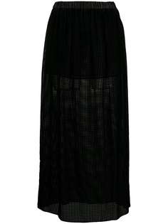Emporio Armani юбка миди в клетку