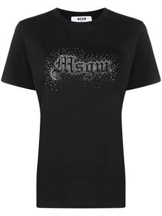 MSGM футболка с логотипом