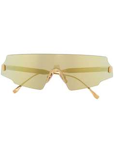 Fendi Eyewear солнцезащитные очки-маска Forceful