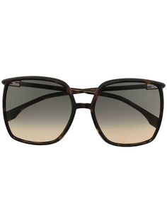 Fendi Eyewear солнцезащитные очки в массивной квадратной оправе