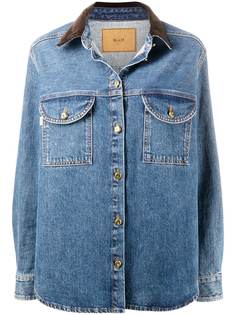 Blazé Milano джинсовая куртка с контрастным воротником