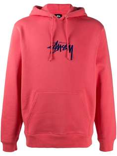 Stussy худи с вышитым логотипом