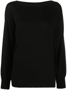 Snobby Sheep джемпер с вырезом-лодочкой и декоративными пуговицами