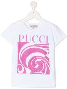 Emilio Pucci Junior футболка Fortuna с логотипом
