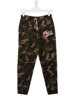 Ralph Lauren Kids джоггеры с камуфляжным принтом