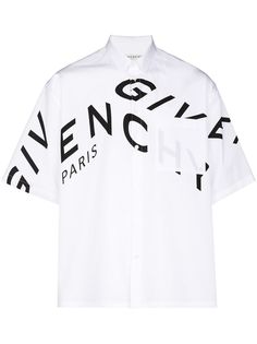 Givenchy рубашка с логотипом Refracted