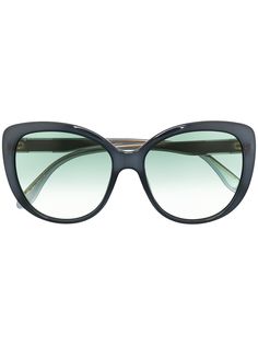Gucci Eyewear градиентные солнцезащитные очки в оправе кошачий глаз