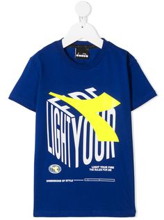 Diadora Junior футболка с надписью Light Your Fire