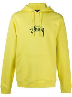 Stussy худи с вышитым логотипом