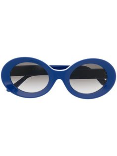 Marni Eyewear солнцезащитные очки в овальной оправе