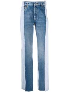 Maison Margiela джинсы с контрастными вставками