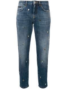 Philipp Plein джинсы с металлическими деталями