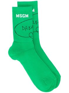 MSGM носки в рубчик