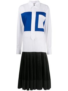 Plan C платье-трапеция со вставками