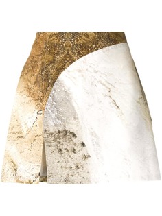 Kids of broken future юбка мини с абстрактным узором