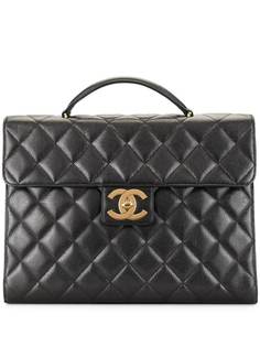 Chanel Pre-Owned стеганый портфель