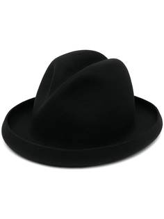 Yohji Yamamoto фетровая шляпа-федора