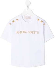 Alberta Ferretti Kids футболка с логотипом