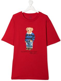 Ralph Lauren Kids футболка с принтом