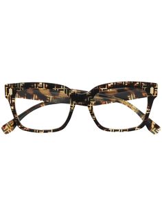 Fendi Eyewear очки с логотипом FF