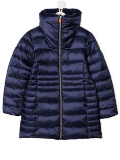 Save The Duck Kids пуховик с подкладкой из искусственного меха