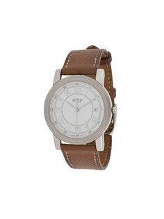 Hermès наручные часы Carrick pre-owned 35 мм 2000-х годов Hermes