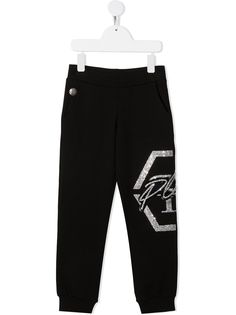 Philipp Plein спортивные брюки с декором Hexagon