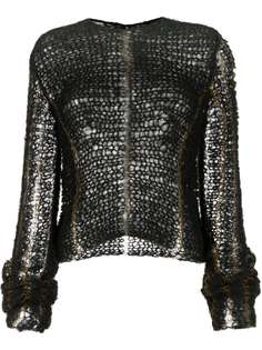 Ann Demeulemeester джемпер рыхлой вязки