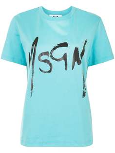 MSGM футболка с логотипом